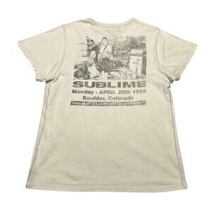 Trunk LTD Sublime 1995 Boulder  Distressed T Shirt Women's M Y2K Punk Grunge